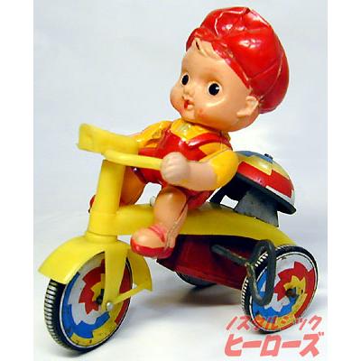 昭和レトロブリキのおもちゃ/RINGING TRICYCLE/MOTOR--